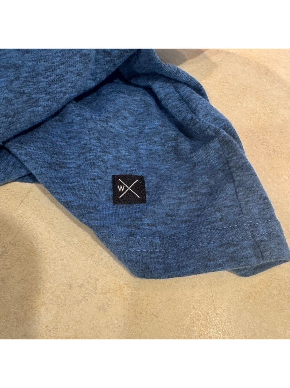 Buckle Departwest Men’s Blue Heathered Short Sleeve T-Shirt Size M - Picture 4 of 5